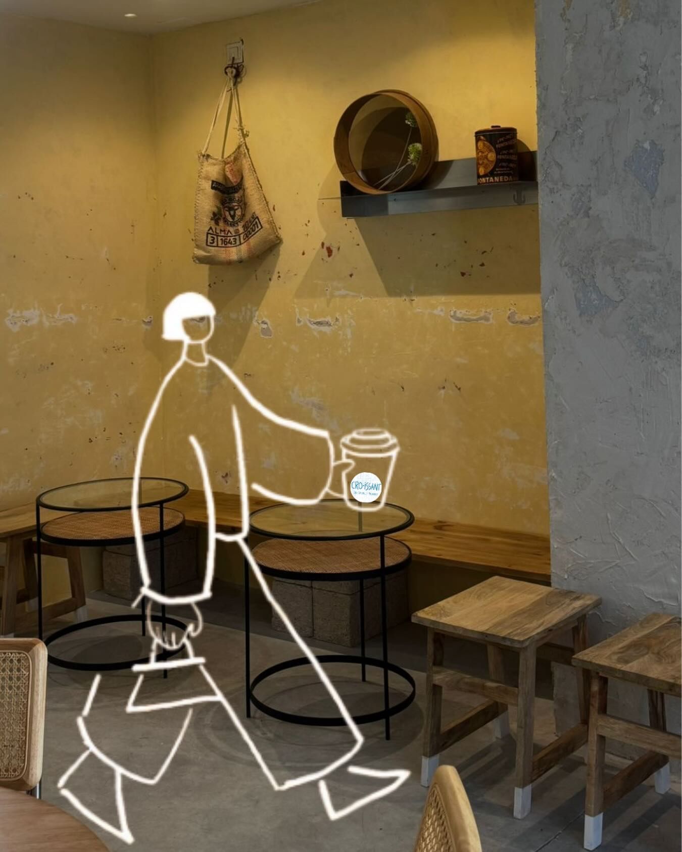 Interior y ambiente de Cro-issant